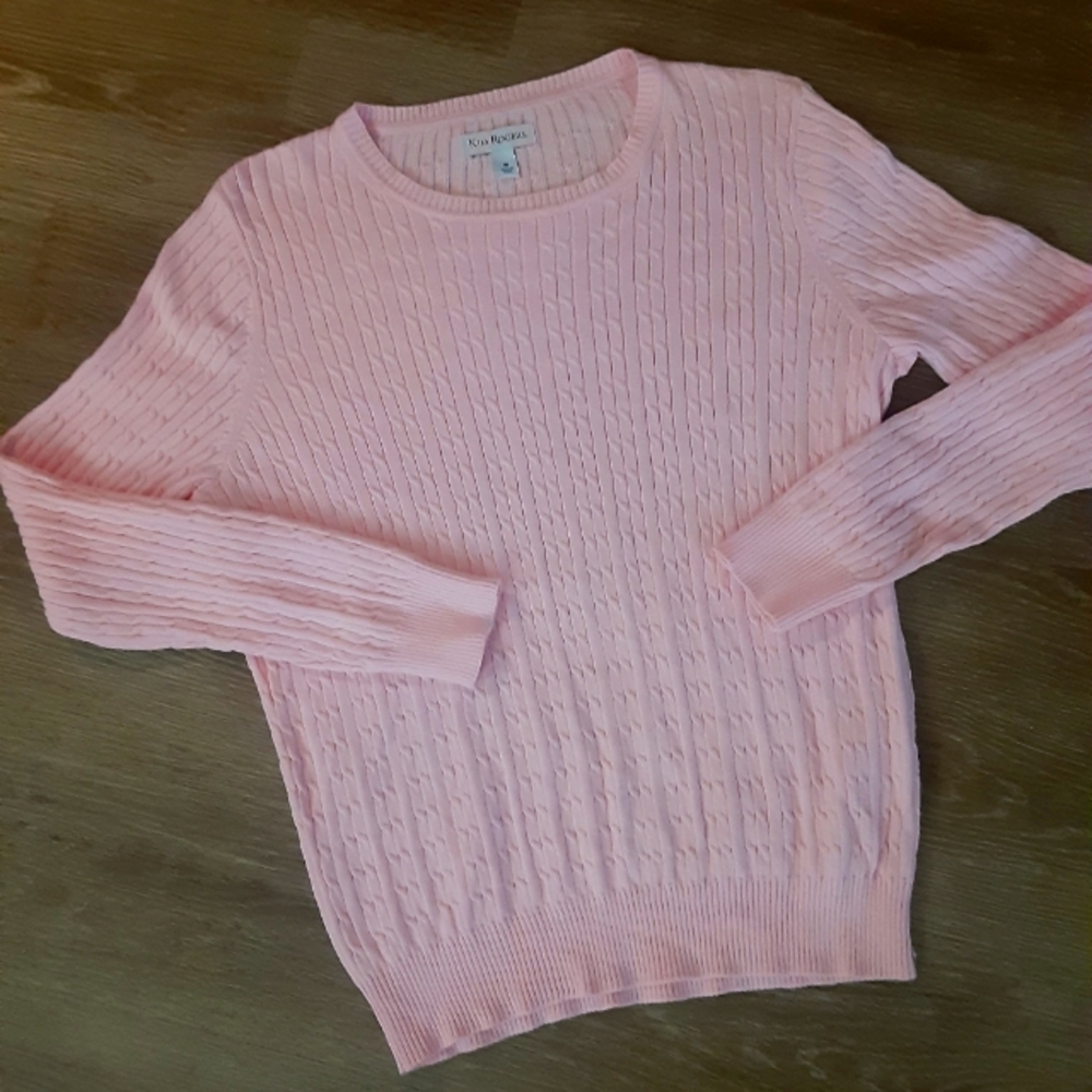 Kim Rogers cable knit sweater